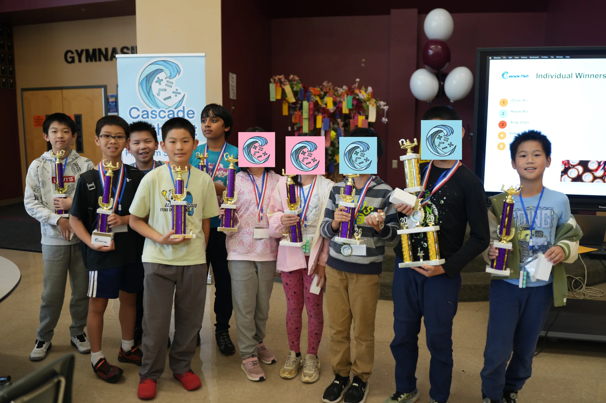 6th grade top winners!