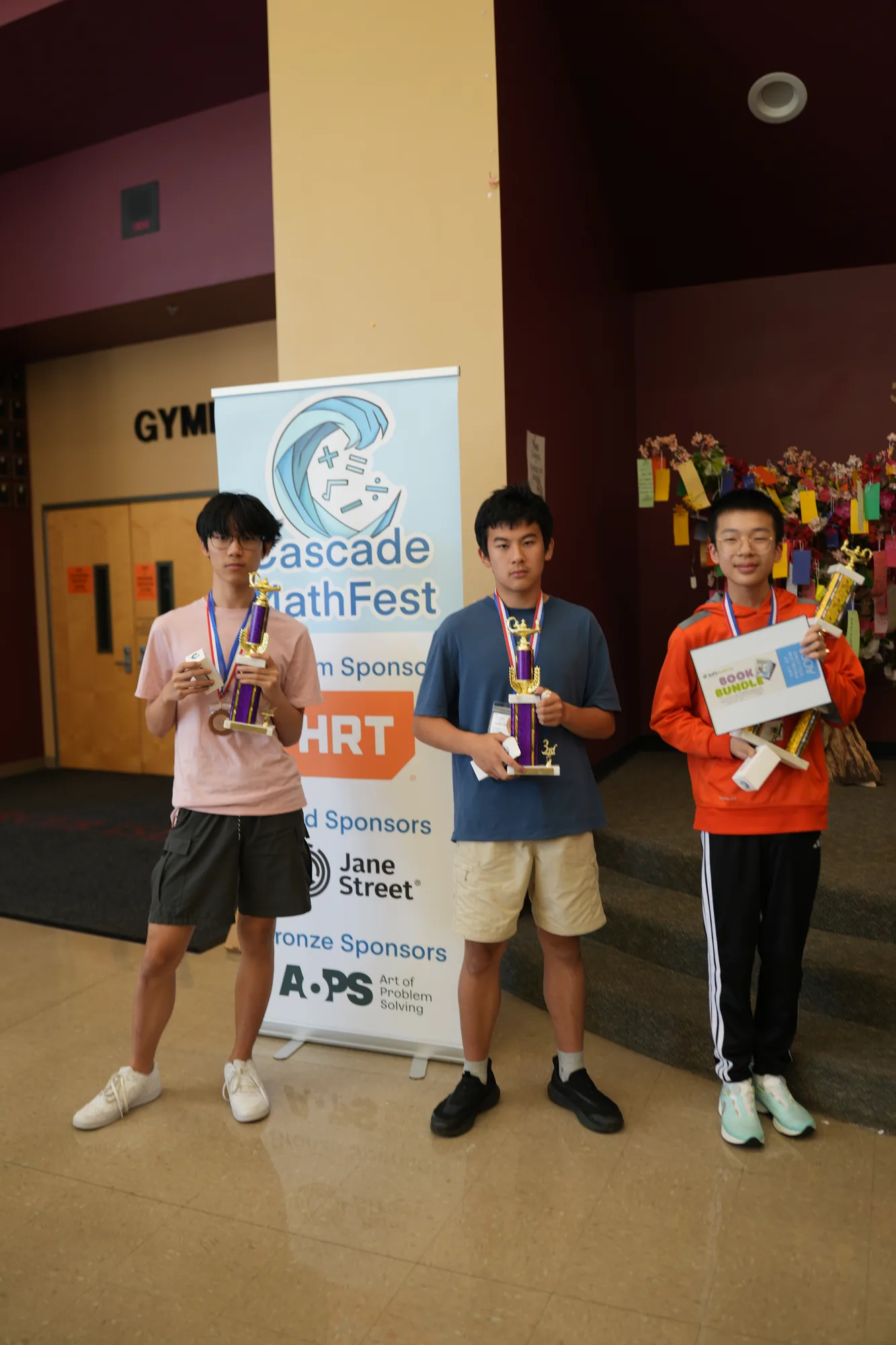 8th grade top winners!